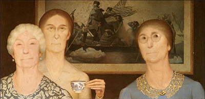 Daughters of Revolution Grant Wood